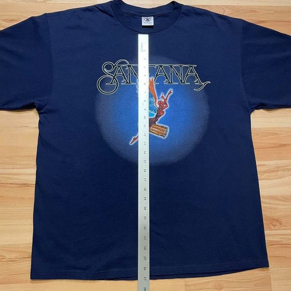 Vintage 90s Santana Supernatural double sided rock band deadhead tshirt - Picture 6 of 7